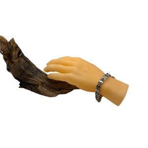 *NEW* Men’s 925 Silver Woven Chain Bracelet